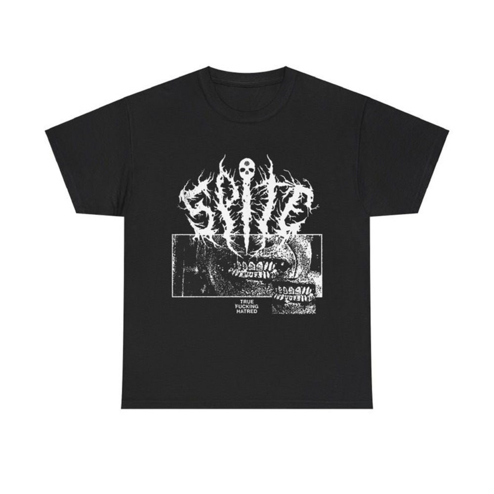 Spite Metal Unisex Gift Shirt Rock Unisex Heavy Cotton Tee